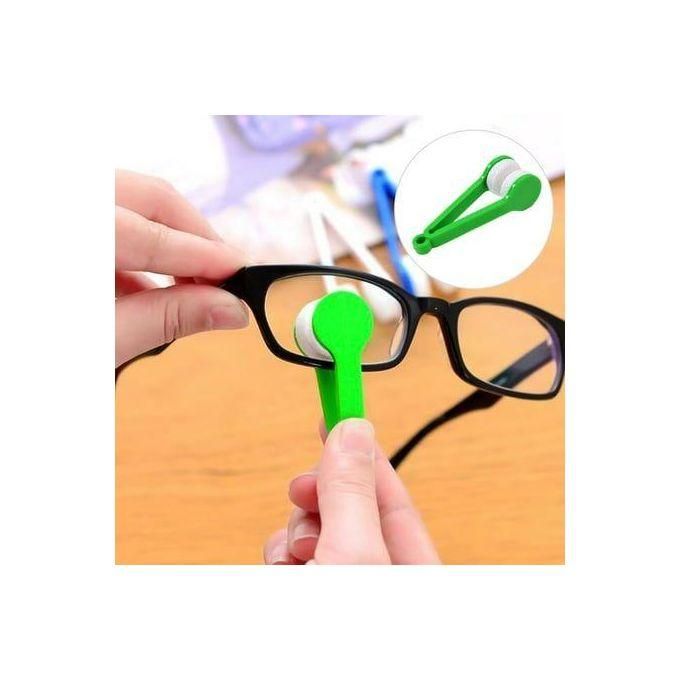 Eyeglass Cleaner Brush, Mini Sun Glasses Eyeglass Microfiber Spectacles Cleaner Brushes Glasses Cleaner Tool Microfiber Glasses Rub Brush Lens Cleaner Cleaning Tool Eyeglass Sunglasses