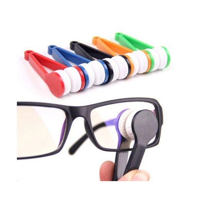 Eyeglass Cleaner Brush, Mini Sun Glasses Eyeglass Microfiber Spectacles Cleaner Brushes Glasses Cleaner Tool Microfiber Glasses Rub Brush Lens Cleaner Cleaning Tool Eyeglass Sunglasses