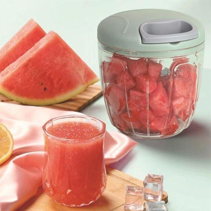 Garlic Pull Grinder/Chopper Kitchen Multifunction Manual Food Processor Vegetable Chopper Meat Grinder, Portable Hand Pull String Garlic Mincer Onion Cutter for Veggies, Ginger, Fruits, Nuts, Herbs