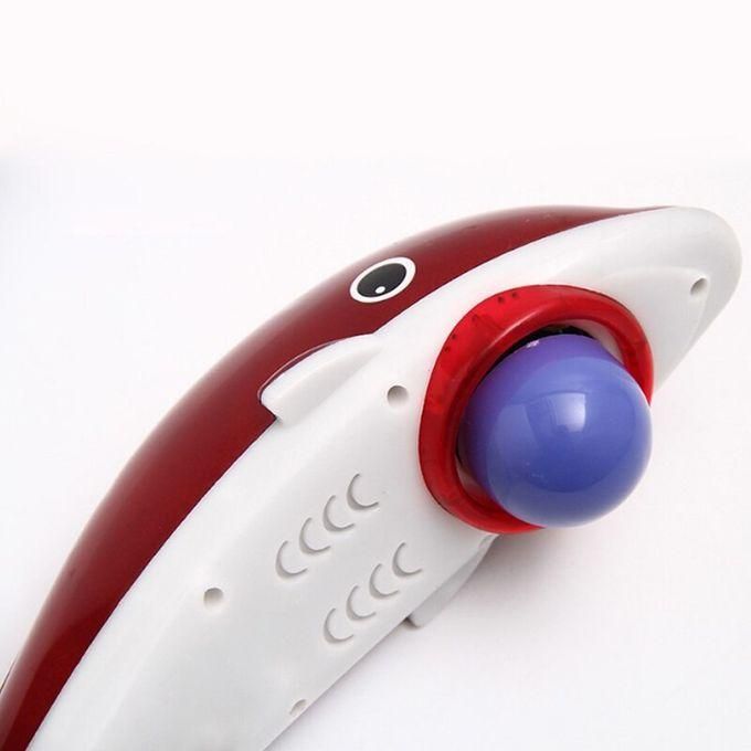 Dolphin Fish Handheld Massager Machine with Vibration, Magnetic, Far Infrared Therapy to Aid in Pain and Stress Relief For Men and Women