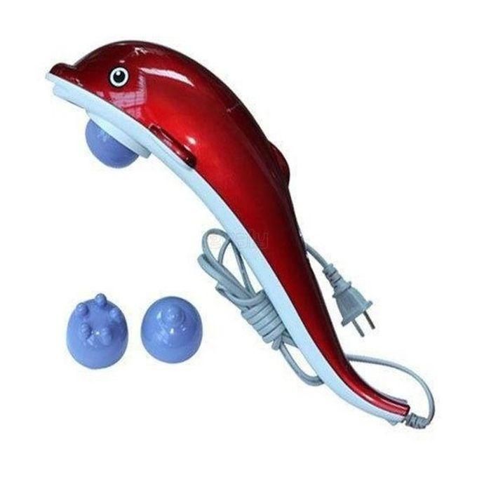 Dolphin Fish Handheld Massager Machine with Vibration, Magnetic, Far Infrared Therapy to Aid in Pain and Stress Relief For Men and Women
