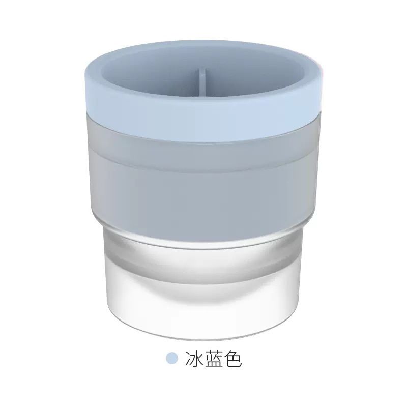1pc 6cm Large Ice Ball Maker Silicone Mold Stackable Ice Cube Tray For Whiskey Cocktail Reusable Round Ice Sphere Mould
