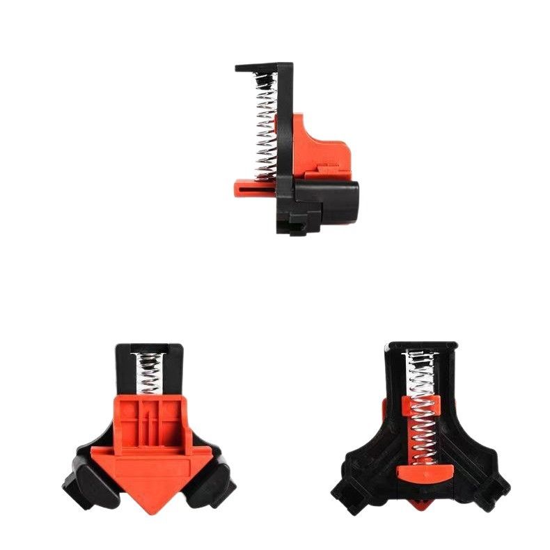 Woodworker's right-angle clamp, 90-degree quick fixer, adjustable quick and strong clamp, picture frame and photo frame welding joint locator