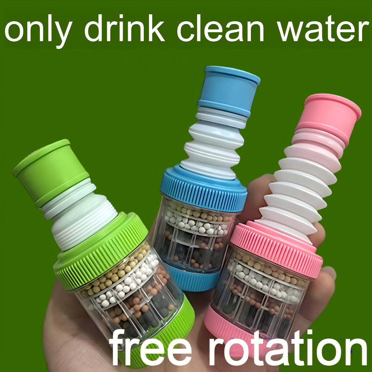 Faucet Filter for Household Kitchen, Six-Layer Filter, Anti-Splash Showerhead, Water Purification and Water Saving, Universal Multi-Function Water Filter