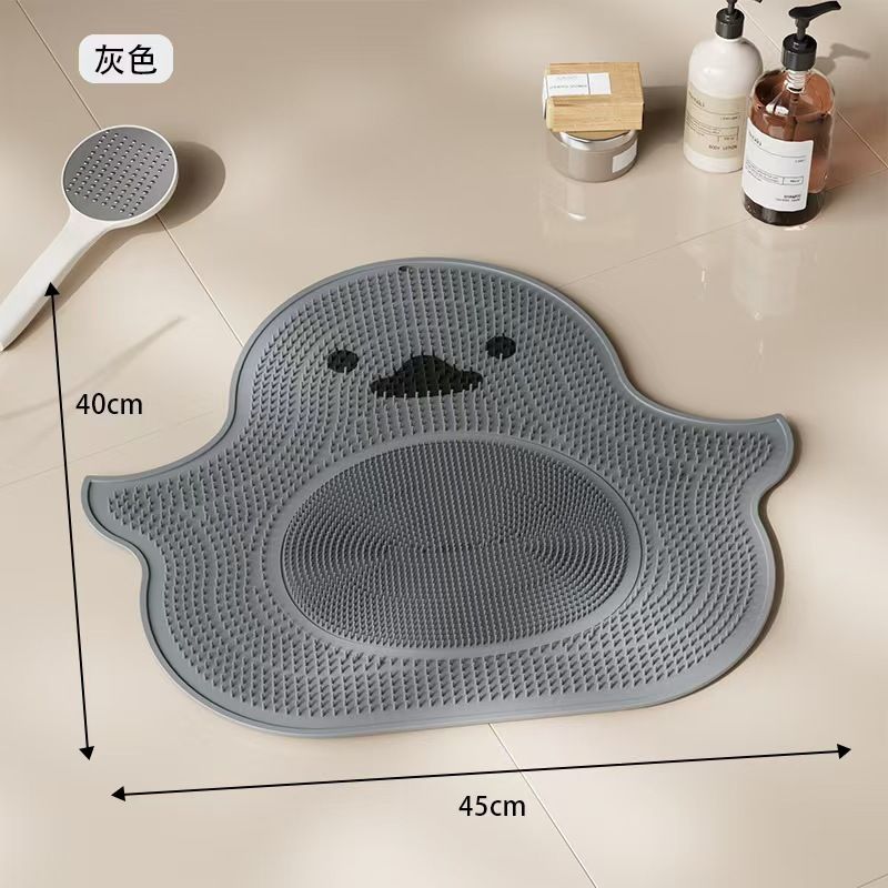 Soksi ya Bafu ya Kusisimua yenye Mguu wa Bata Mdogo wa Manjano wa Super Grip Silicone: Yenye Furaha na Salama kwa Bafu za Kiafrika