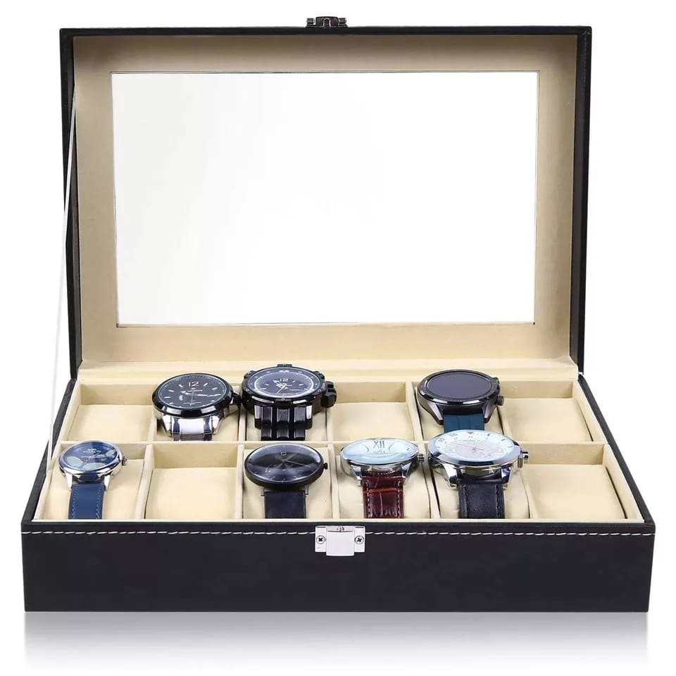 12 SLOTS WATCH ORGANIZER / STORAGE BOX