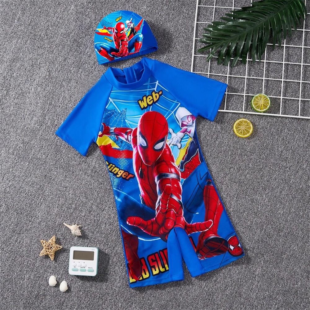 Kids cartoon Themed Swimming costumes with Cap
