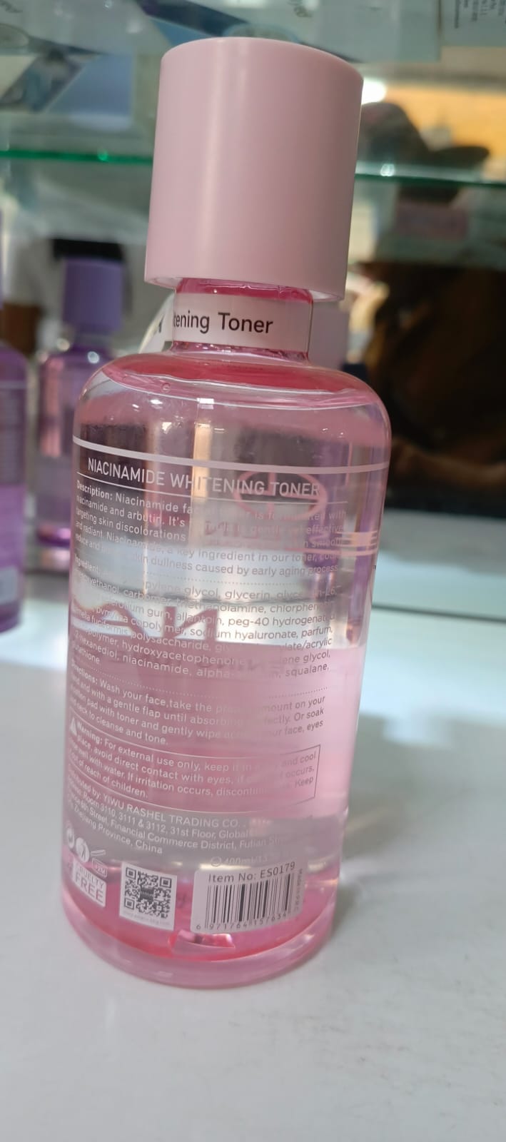 Whitening Toner with Niacinamide(NA), Arbutin, Glutathione