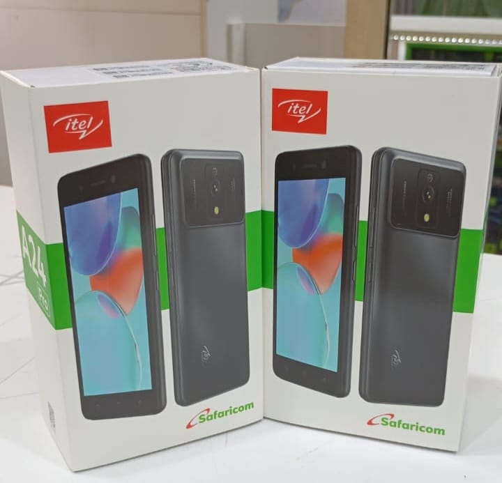 Safaricom itel a24 pro, 32GB ROM, 4GB RAM (2+2), DUAL SIM, 4G/LTE, 5MP CAM DUAL FLASH, 5'' DISPLAY.