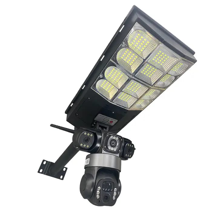 CALUS VC 23-4G AI SOLAR 4k CAMERA 3 IN 1. triple lens, 3 screen monitoring 360,blind spot monitoring,comes with flood lights, uses solar. all weather cctv offering perfect camouflage.AI motion detecti