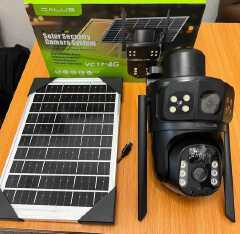 CALUS VC 17, 4G SOLAR SURVEILANCE CAMERA, DUAL LENS, MOTION SENSOR, 2 WAY AUDIO, SD AND CLOUD STORAGE, HD, NIGHT VISION