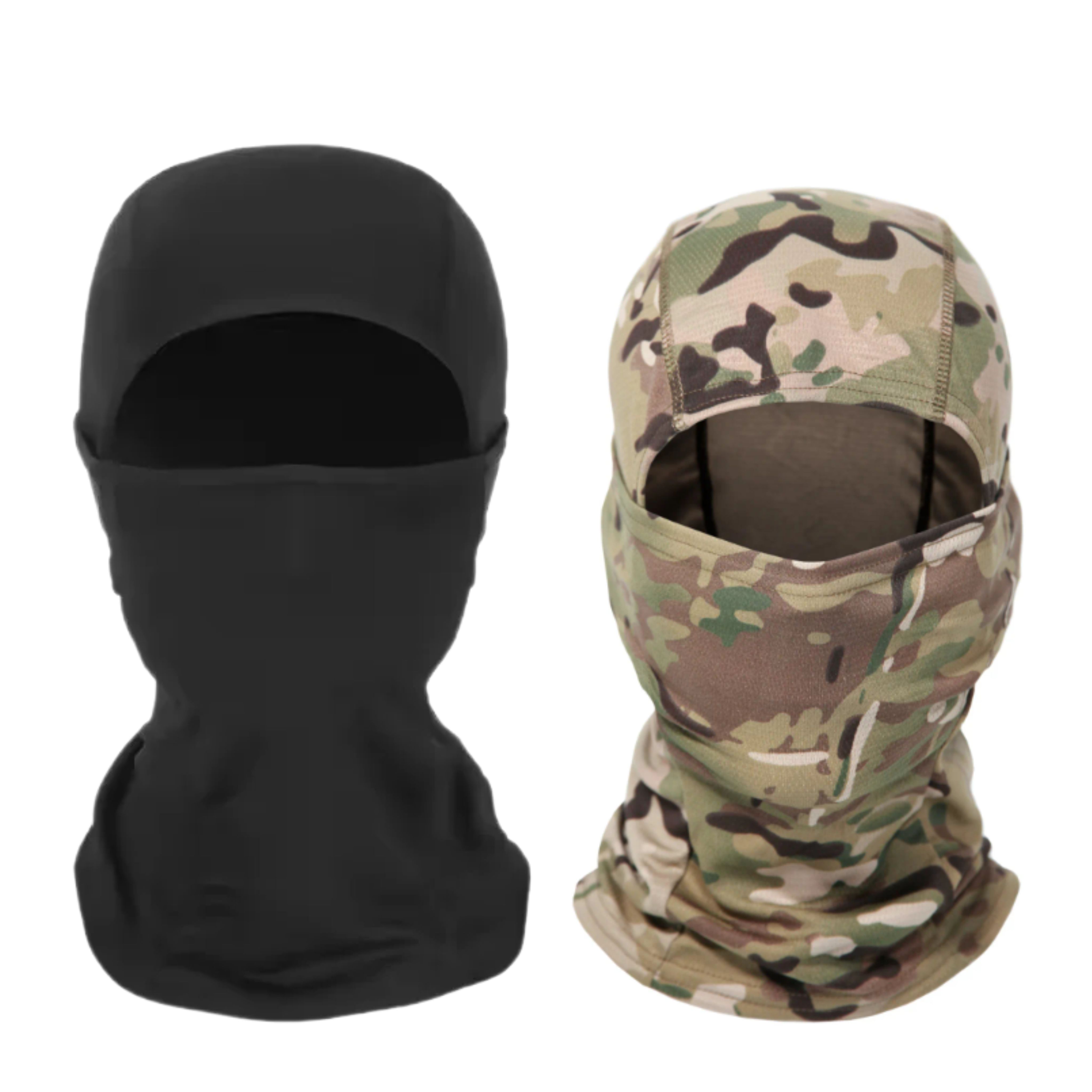 2 Pcs set Balaclava Ski Mask Tactical Army Face Mask Cycling Hat Face Shield