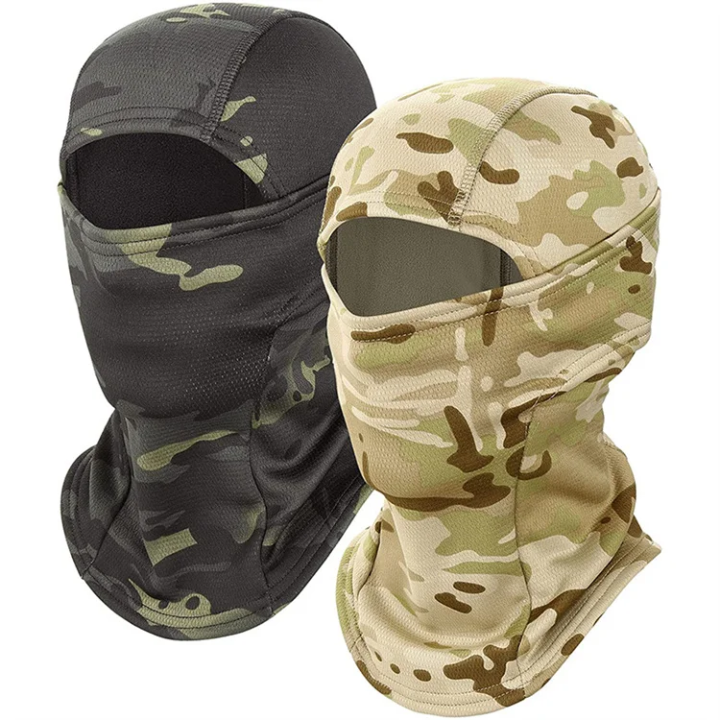 2 Pcs set Balaclava Ski Mask Tactical Army Face Mask Cycling Hat Face Shield