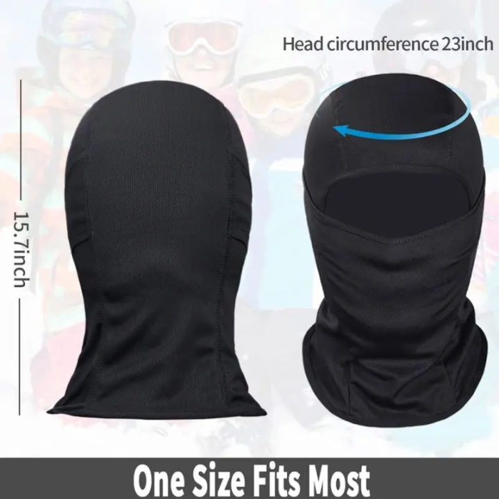 2 Pcs set Balaclava Ski Mask Tactical Army Face Mask Cycling Hat Face Shield
