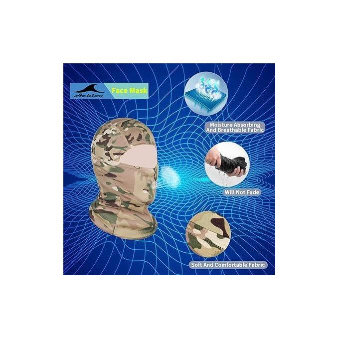 Camouflage Balaclava Hat Cycling Full Face Mask Outdoor Sports Hunting Hiking Ski Mask motorcycle Helmet Inner Cap