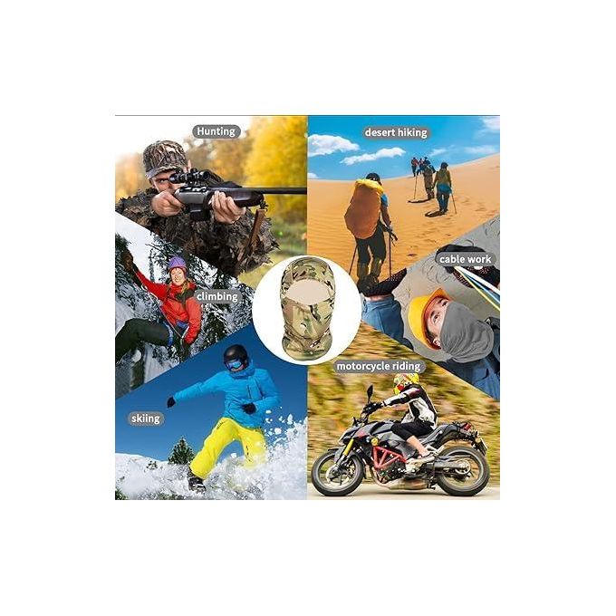 Camouflage Balaclava Hat Cycling Full Face Mask Outdoor Sports Hunting Hiking Ski Mask motorcycle Helmet Inner Cap