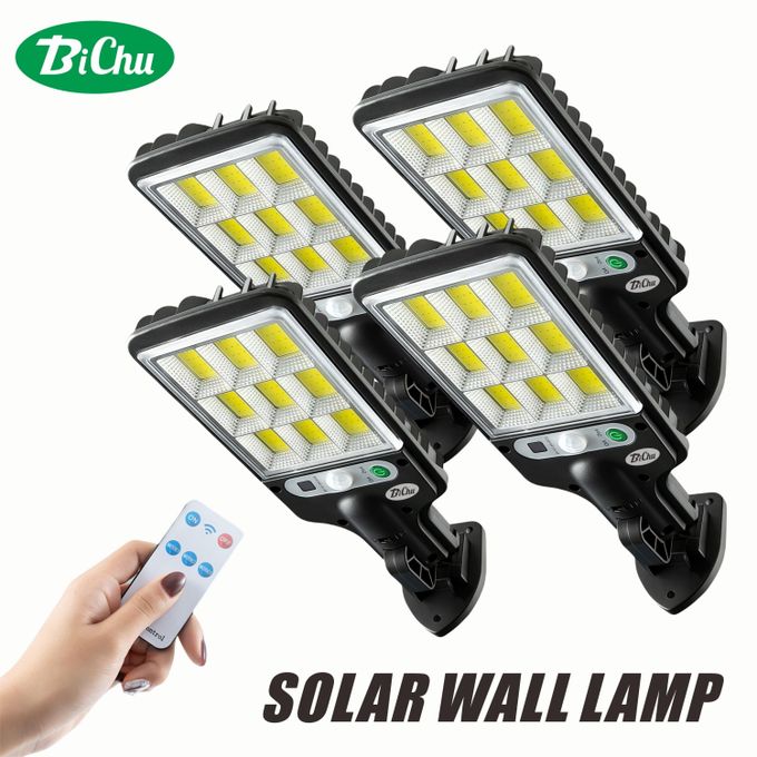 Solar Light COB Outdoor Solar Lights Motion Sensor Solar 3 Modes Waterproof Security Wall Lighting for Patio Garden Door Street Light