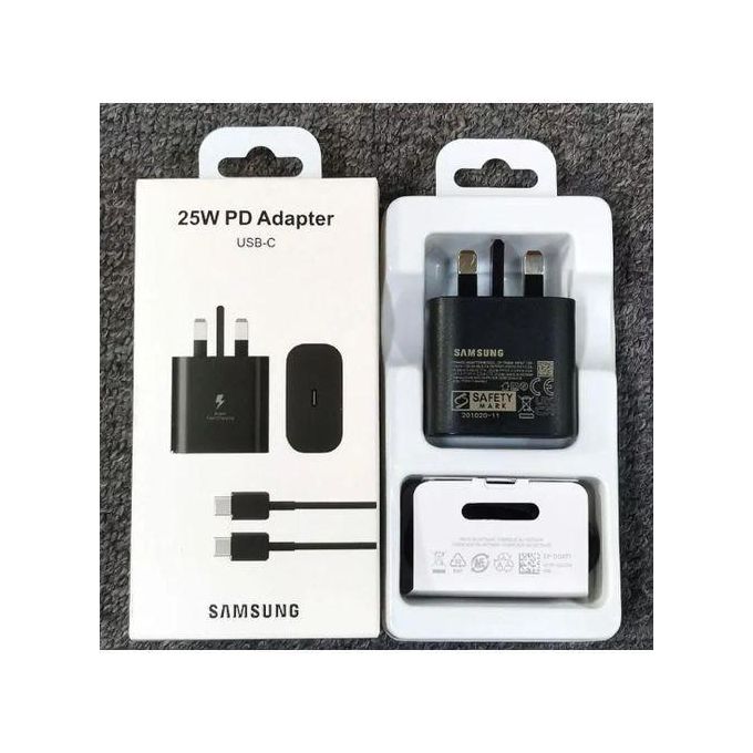 Samsung SUPER FAST CHARGING 25W With Type C To C Cable- Full Charger