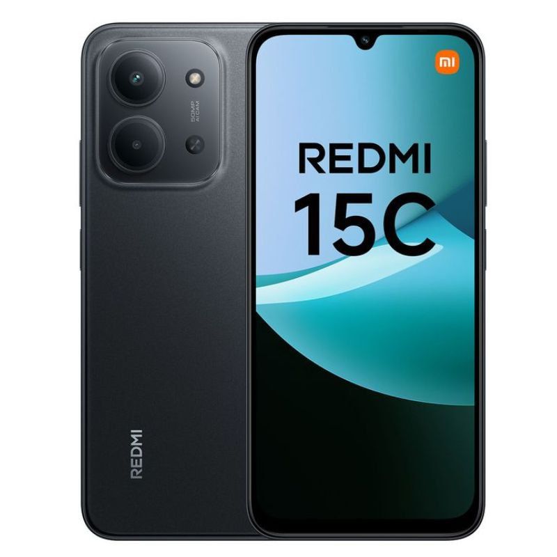 Redmi 15C 4GB RAM 128GB ROM Smartphone 6000mAh Long Lasting Battery 50MP Main Camera 6.9" 120Hz Large Screen Helio G81 Ultra Processor 18W Charging Phone IP52 Dust Water Resistant