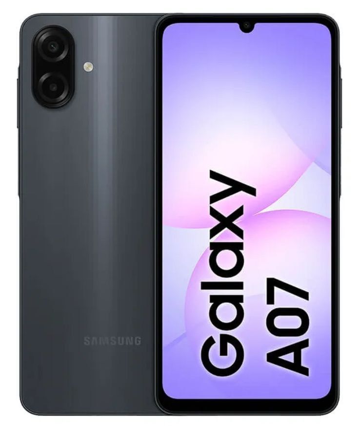 Samsung Galaxy A07 4GB RAM 64GB ROM Smartphone 50MP Main Camera 6.7" 90Hz Large Screen 5000mAh Long Lasting Battery 25W Charging MediaTek Helio G85 Processor Phone Expandable Storage