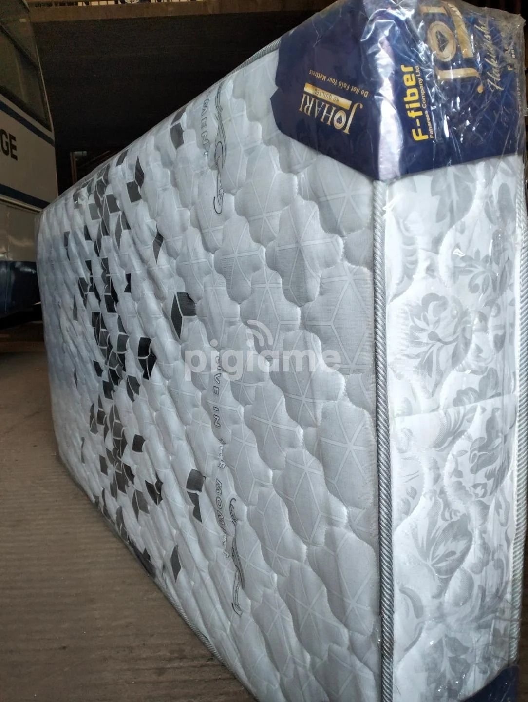 🛏️✨Three Years Warranty Johari Orthopedic Quilted Fiber Bonnell fibre Mattress high density  – 8 Inches heavy duty | Firm Spine Support & Pressure Relief Comfort 🦴💤