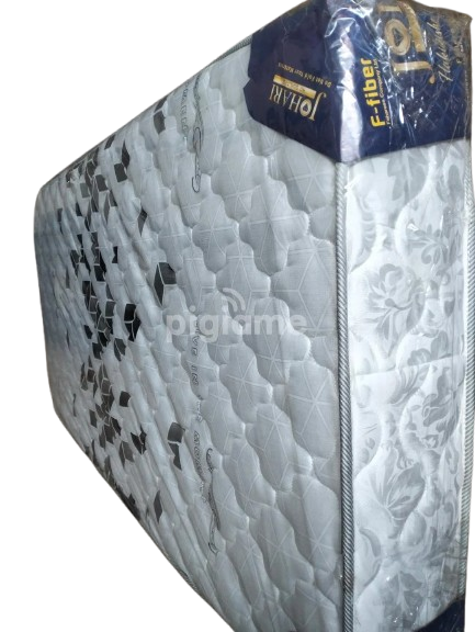 🛏️✨Three Years Warranty Johari Orthopedic Quilted Fiber Bonnell fibre Mattress high density  – 8 Inches heavy duty | Firm Spine Support & Pressure Relief Comfort 🦴💤
