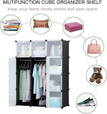 🧥🏠Portable 3-Column Plastic Wardrobe Closet 🧥✨ | Modular DIY Storage Cabinet 🧩 | Lightweight & Durable PP Panels 🧱 | Hanging Rail + Shelves Combo 👕👖 | Space-Saving Foldable Design 📦👕👖