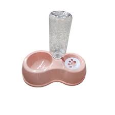 🐾💧 Automatic Single Pet Bowl Plus Water Dispenser for Cats & Small Dogs – 500ml Water Storage, Moisture-Proof Mouth Pad, PP Material, Gravity Water Refill Feeding Bowl 💧🐶🐱