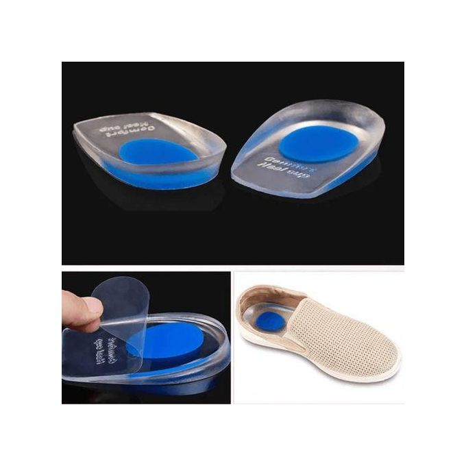 Silicone Insoles Heel Cushion For Feet Soles Relieve Foot Pain Protectors Spur