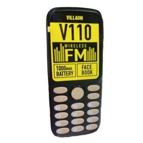 VILLAON V110 ,1.77 INCH DISPLAY ,1000mAh Battery, Torch, Wireless FM RADIO, FACEBOOK Dual sim Feature phone