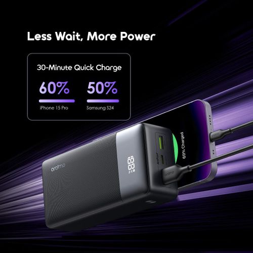 Oraimo PowerNova QF1 Power Bank 27000mAh 22.5W Fast Charging Smart Digital Display