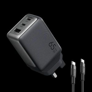 Oraimo HyperGaN 65 65W GaN Wall Charger Kit with 100W CC Cable