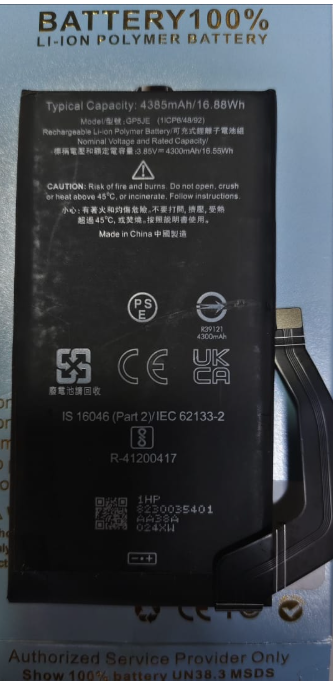 Google Pixel 7a Replacement Battery GP5JE Original High Capacity Li-Ion Polymer Rechargeable Spare Power Pack Stable Long Backup Fast Charging Supported Mobile Repair Replacement Battery