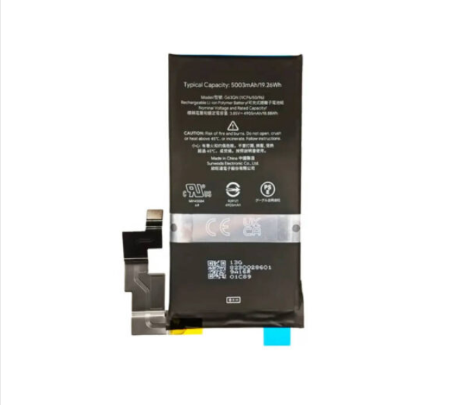 Google Pixel 6 Pro Replacement Battery G63QN Original High Capacity Li-Ion Polymer Rechargeable Spare Battery Pack Safe Tested Long Lasting Performance Replacement Power Cell
