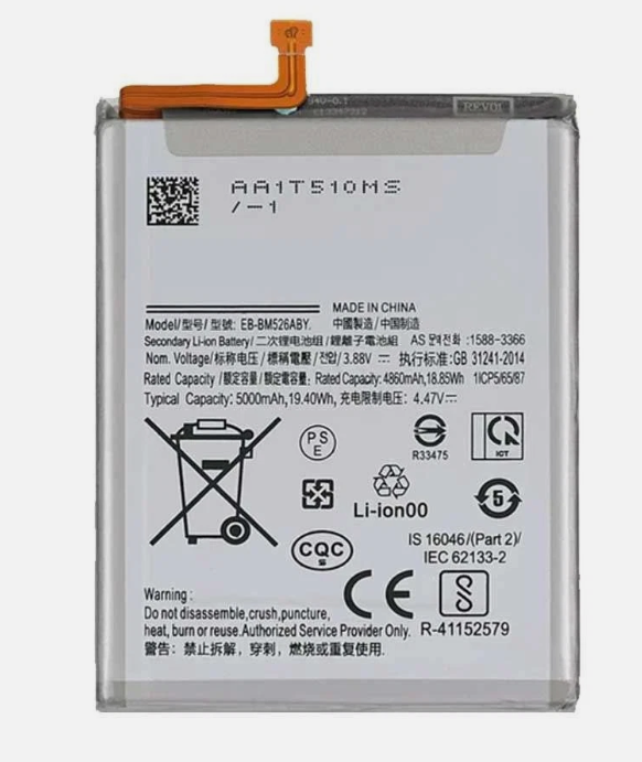 Samsung Galaxy A54 5G Replacement Battery Original Quality High Capacity Lithium Polymer Internal Rechargeable Battery Pack Spare Part Power Cell for Samsung A54 SM-A546B A546E A546M
