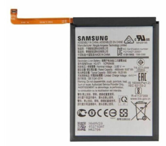 Samsung Galaxy A17 Replacement Battery Original Quality High Capacity Lithium Polymer Internal Rechargeable Battery Pack Spare Part Power Cell for Samsung Galaxy A17 4G 5G