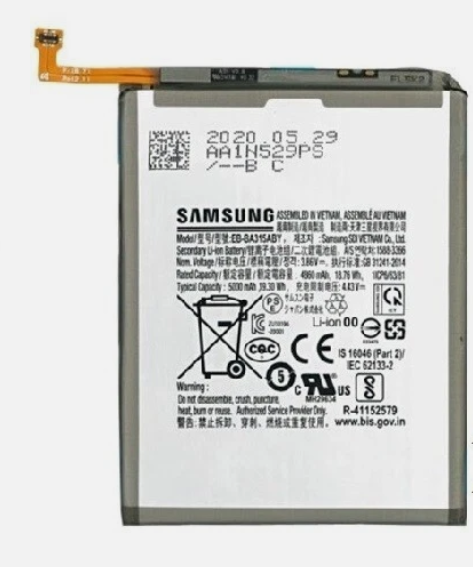 Samsung Galaxy A32 4G Replacement Battery Original High Capacity Internal Lithium Phone Battery Long Lasting Power Backup Compatible with SM-A325F A325F/DS Mobile Spare Part