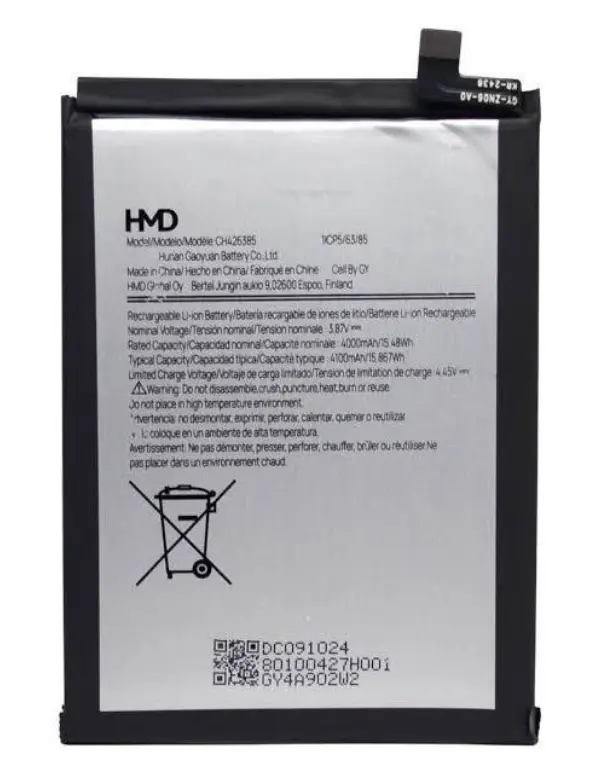 HMD X20 Replacement Battery Original High Capacity Internal Lithium Phone Battery Long Lasting Power Backup Compatible with Model HMD-X20 Mobile Spare Part