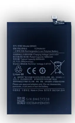 Xiaomi Redmi 10 / Redmi 10 Prime BN63 Replacement Battery – Original High Capacity OEM Internal Rechargeable Lithium Polymer Phone Battery Spare Part