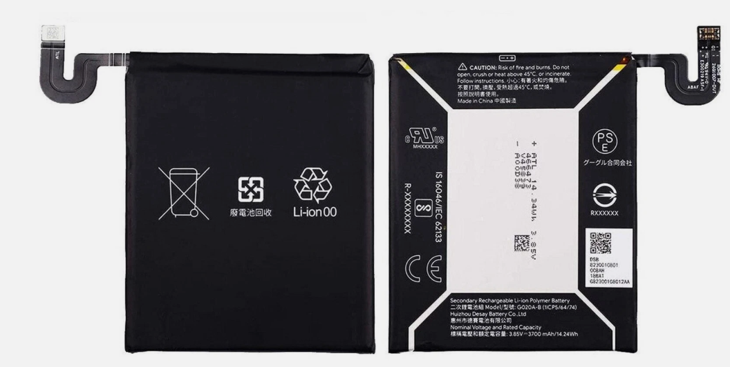 Google Pixel 3A XL Replacement Battery – Original High Capacity OEM Internal Rechargeable Lithium Polymer Phone Battery Spare Part