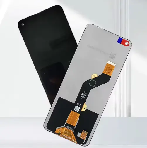 Tecno Spark 7 Pro KF8 Original Replacement LCD Screen Display Touch Digitizer Assembly Full Complete Screen Panel High Quality Spare Part