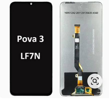 Tecno Pouvoir 2 LA7 Original Replacement LCD Screen Display Touch Digitizer Assembly Full Complete Screen Panel High-Quality Spare Part