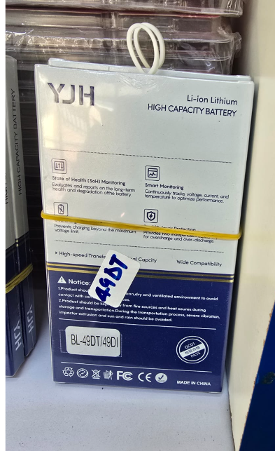 Tecno Pouvoir 1 / Pouvoir 2 / Pouvoir 2 Pro / Pouvoir 3 / Itel P51 (LA7 / LA7 Pro / LB7) Replacement Battery BL-49DT / BL-49DI High Capacity OEM Mobile Battery