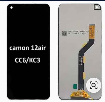 Tecno Camon 12 Air (KC3) Complete LCD Screen + Touch Digitizer Display Replacement Assembly