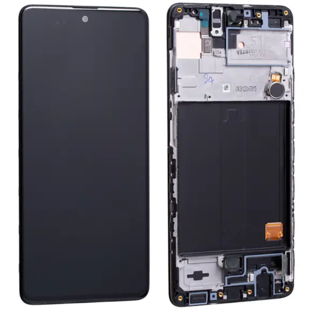 Samsung Galaxy A51 (A515) Framed OLED Screen + Touch Digitizer Display Replacement Assembly