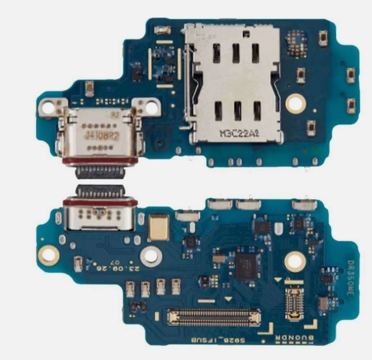 Samsung Galaxy S24 Ultra Charging Plate Flex Cable Replacement USB Charging Port Board for Samsung S24 Ultra Mobile Phone Repair Spare Part