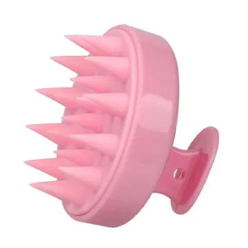 Scalp Massage Shampoo Brush Soft Silicone Combs Hair Used To Remove Dandruff and Exfoliate Hair Care Styling Tools Wholesale