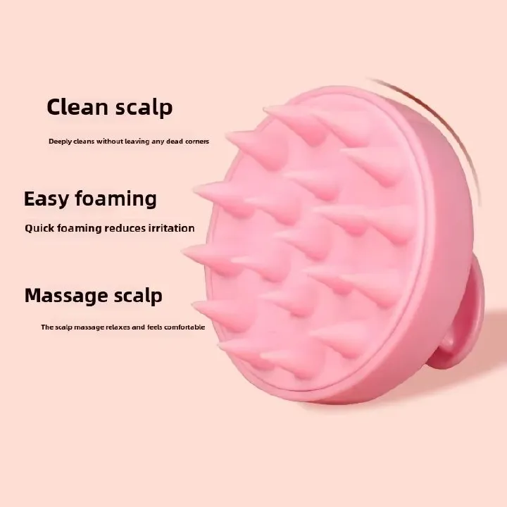 Scalp Massage Shampoo Brush Soft Silicone Combs Hair Used To Remove Dandruff and Exfoliate Hair Care Styling Tools Wholesale