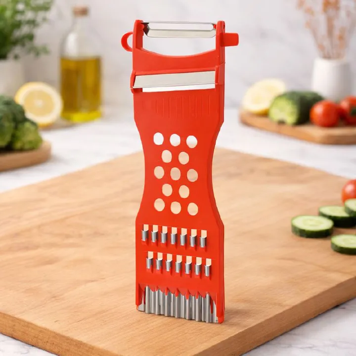 OFFER! Carrot Grater Cabbage Cutter & Vegetable Cutter 🥕✨ 7-in-1 Kitchen Tool – Potato Peeler, Fruit Slicer, Masher & Wire Planer 🍋🍠 Perfect for Home Cooking!