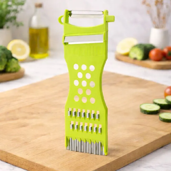 OFFER! Carrot Grater Cabbage Cutter & Vegetable Cutter 🥕✨ 7-in-1 Kitchen Tool – Potato Peeler, Fruit Slicer, Masher & Wire Planer 🍋🍠 Perfect for Home Cooking!